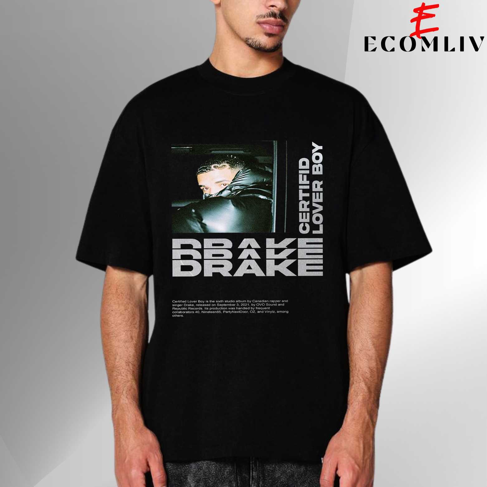 Drake Tour Merch, Tee Official Rap T-Shirt, Hip Hop Fan Essential